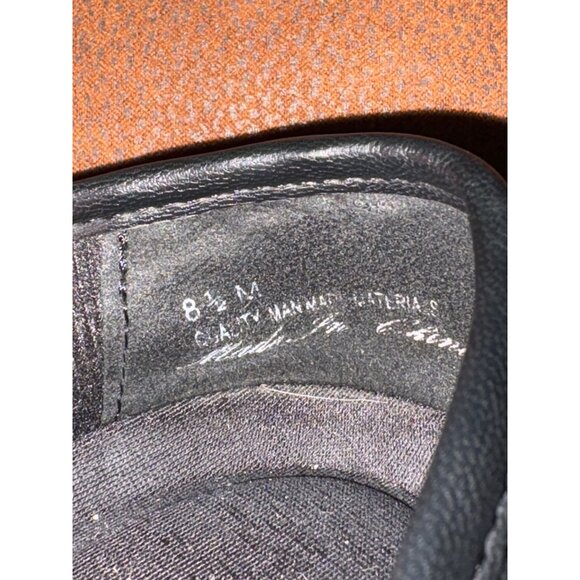 WOMENS COMFORT SLIP ON BLACK CASUAL EVERYDAY SHOES SIZE 8.5M LIGHTWEIGHT - Picture 9 of 9